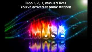 Muse  Panic Station Lyrics [upl. by Htidirem]