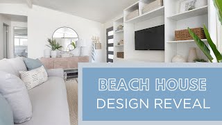 BEACH HOUSE TOUR  Interior Design SAN DIEGO [upl. by Arhaz]