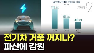 잘 나가던 전기차 시장에 찬바람…파산에 감원·투자도 미뤄 [upl. by Hcirdla432]