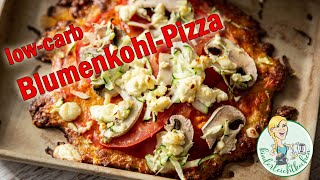 Lowcarb BlumenkohlPizza dem Thermomix und Ofenzauberer [upl. by Richy485]