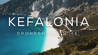 Ionian Island Kefalonia Greece  Drone video in 4K [upl. by Anilorak]