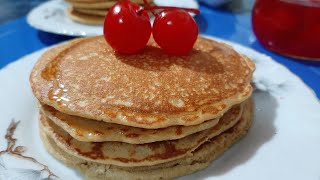 PANCAKES DE AVENA  TORTITAS DE AVENA  MUY DELICIOSOS [upl. by Dahaf201]