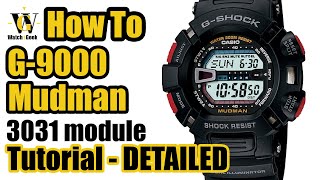 G9000 Mudman  module 3031  tutorial on how to setup and use ALL the functions [upl. by Elihu]