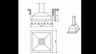 Calcule le Métré dun Semelle Isolée Tronc Pyramide [upl. by Akyssej]