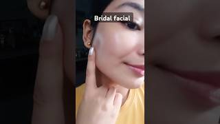 Bridal facial shortsfeed shortsviral shortvideo shorts bridalfacial [upl. by Byrn858]