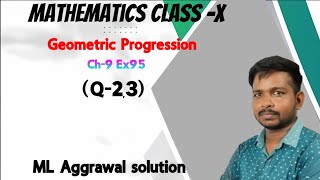 Arithmetic and Geometric Progression chapter 9 ICSE class 10AP And GPGeometric Progression [upl. by Teodoro423]