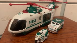 Hess Review  2001 Hess Helicopter with Motorcycle and Cruiser [upl. by Wettam]