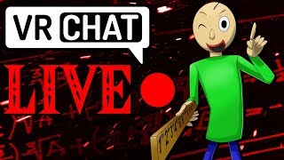 Most Spooky Map Let Baldi lead the way VRchat [upl. by Nnilsia]