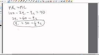 How to Solve a Cournot Oligopoly Problem [upl. by Areid]