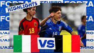 Highlights ItaliaBelgio 41  Under 16  Amichevole [upl. by Petite]