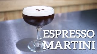 Espresso Martini Cocktail Recipe  THE EASIEST RECIPE [upl. by Ahsinod]