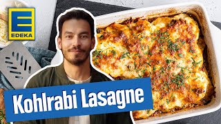 Kohlrabi Lasagne  Low Carb Lasagne mit Kohlrabi [upl. by Dey943]