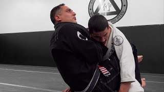 Collar Chokes from Guard  Brazilian Jiu Jitsu [upl. by Atterehs963]