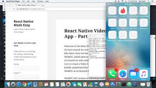 React Native Video Calling App Demo – Part 9 [upl. by Ibob]