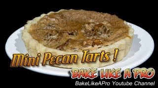 Mini Pecan Tarts Recipe  Youll love these [upl. by Alf]