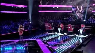 Bianca Barros  quotListenquot Beyoncé  Prova Cega  The Voice Portugal  Season 2 [upl. by Yedorb]