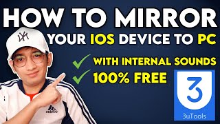 HOW TO MIRROR IPHONE  IPAD  IOS TO PC FOR FREE  TAGALOG [upl. by Euqinu215]