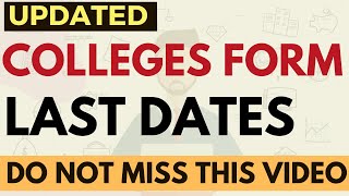 Updated video Last dates of MBA exams amp MBA colleges forms  How to select amp fill MBA colleges [upl. by Gardol119]