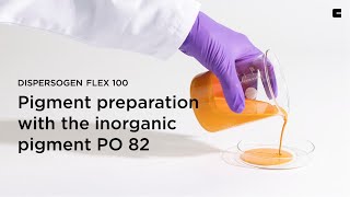 Dispersogen Flex 100  Pigment preparation with the inorganic pigment PO 82 [upl. by Inol909]