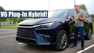 Review 2024 Lexus TX 550h  Is the V6 PlugIn Hybrid TX the Best [upl. by Ulberto]