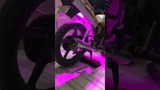 passion bike modification 💥 lights 🥵youtubeshort shorts viralshort support viral modified [upl. by Shirlee]