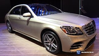 2019 Mercedes Benz S560 4Matic Long Wheel  Exterior amp Interior Walkaround  2019 Montreal Auto Show [upl. by Desiri]