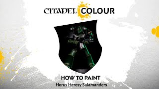 How to Paint Horus Heresy Salamanders [upl. by Westley]