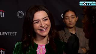 ‘Grey’s Anatomy’ Caterina Scorsone Is SCARED About Season 19 Finale Exclusive [upl. by Avon]