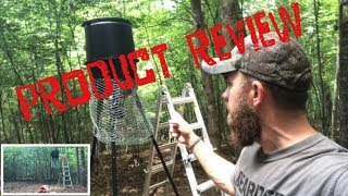 Wildgame Innovations electric deer feeder review [upl. by Eerol]