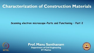 Scanning electron microscope Part 1 Parts and Functioning  Part 2 [upl. by Annoled55]