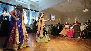 O Jiji  Dance Performed by the Bride Arpita and her Sister Nikita [upl. by Dru321]