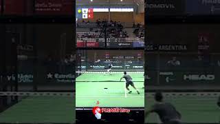 SITTING ON THE FLOOR 🤣🤣  Padel Highlights bestofpadel [upl. by Anelad]