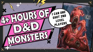 4 Hours of DnD Monster Facts To Fall Asleep To [upl. by Urbani412]