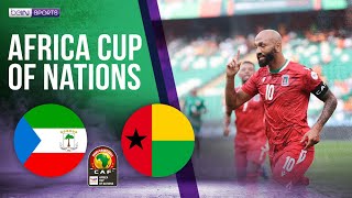 Equatorial Guinea vs GuineaBissau  AFCON 2023 HIGHLIGHTS  01182024  beIN SPORTS USA [upl. by Amena]