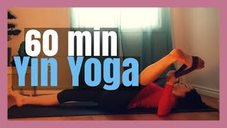 1 Hour Yin Yoga  Beginners Full Body Yoga Stretch [upl. by Timi]