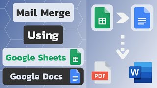 Mail Merge in Google Docs From Google Sheets  Step By Step Process [upl. by Selina]