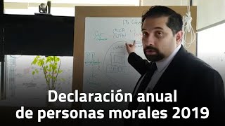 Declaración anual de personas morales 2019 [upl. by Atteuqahs399]