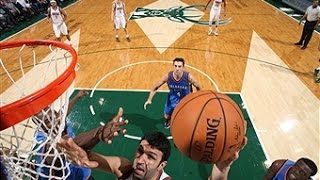 Zaza Pachulia Gets Fancy with the Behind the Back Assist [upl. by Frants]