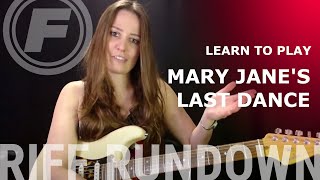 Learn to play quotMary Janes Last Dancequot by Tom Petty and the Heartbreakers [upl. by Aicittel]