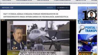 Intercambio de Tecnología Aeronáutica Entre Perú y Corea del Sur [upl. by Demaggio562]