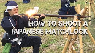 How to Shoot a Japanese Matchlock [upl. by Delinda]