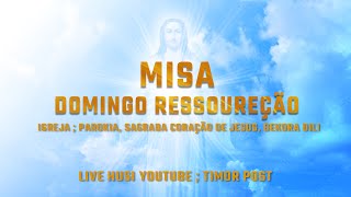 MISSA DOMINGO RECUREICÇÃO IHA PAROKIA SACROJES BECORA [upl. by Ynaittirb]