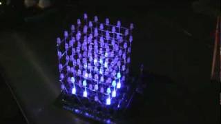 5x5x5 LED Cube  Arduino ATMega328 [upl. by Abell]