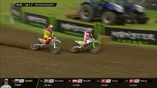 L Coenen vs Seewer Race 1 MXGPMX2  2024 Monster Energy FIM MXoN [upl. by Karas]