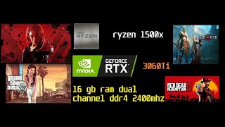 Ryzen 1500x con Nvidia 3060ti en 2022 [upl. by Atinuaj752]