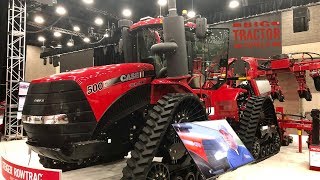 New 2019 Steiger 500 CVX RowTrac Review with Case IH [upl. by Nylle]