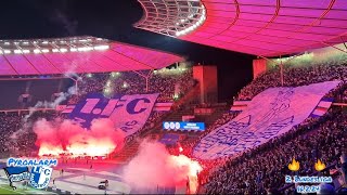 1 FC Magdeburg Pyro in Berlin 16224 pyroalarm 2bundesliga fcm [upl. by Clareta]