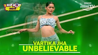 Vartika Jhas Incredible Dance Performance🔥 Hip Hop India  Amazon miniTV [upl. by Aggri]