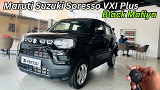 2024 Maruti Suzuki S Presso VXI Plus Full Detailed Review🔥Price amp Features😍Spresso Black Colour [upl. by Annasus]