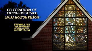 Funeral Service for Laura Holton Felton  September 9 2024 [upl. by Waal]